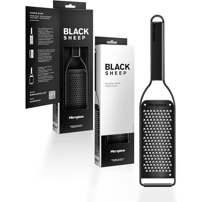 Microplane Rasp Black Sheep Grof: Ultieme Kracht & Zwarte Elegantie voor Robuuste Resultaten