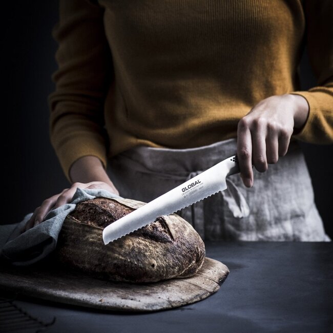 Global Broodmes G9 (22 cm): Perfecte Sneden voor Elk Brood & Gebak | Scherpte & Controle