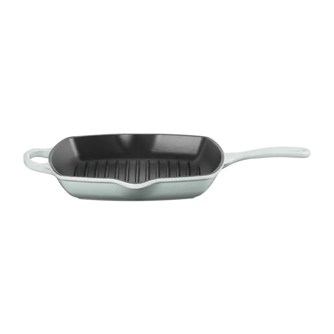 Le Creuset Grillpan Gietijzer Signature Sea Salt 26cm | Iconische Kwaliteit & Design