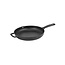 Combekk Skillet 26 cm – Mat Zwart Gietijzer – Oven- en inductie geschikt – Duurzaam Gerecycled Materiaal – Voor Bakken, Braden & Grillen