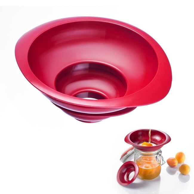 Westmark Jamtrechter met Twee Afneembare Delen – Grote & Kleine Trechter in Één – Kunststof, Vaatwasmachinebestendig & 5 Jaar Garantie