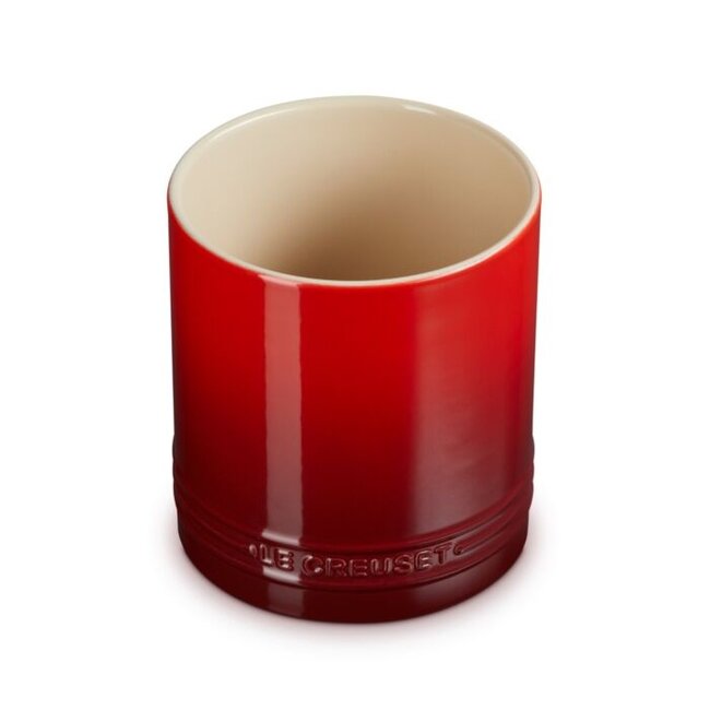 Le Creuset Spatelpot Signature Kersenrood – Duurzaam Aardewerk – 1,1 Liter – Opbergpot voor Keukengerei