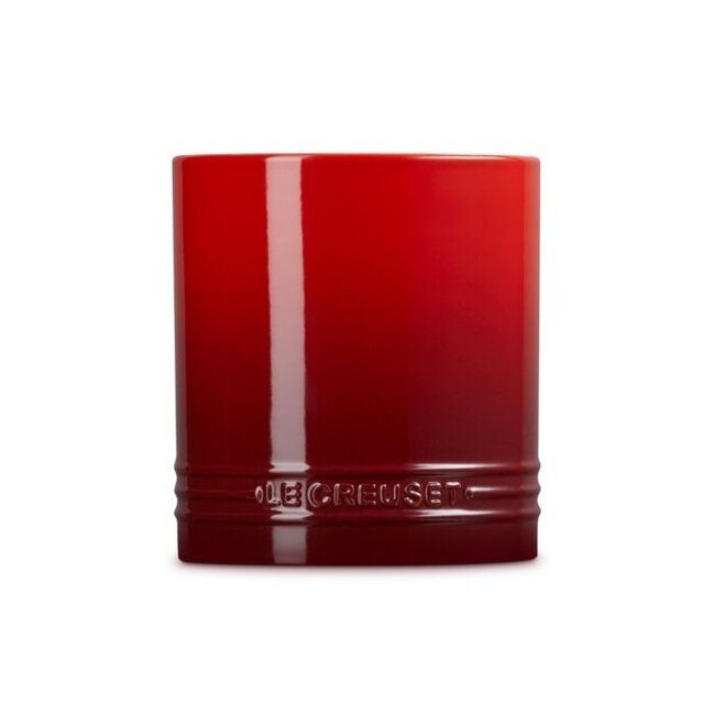 Le Creuset Spatelpot Signature Kersenrood – Duurzaam Aardewerk – 1,1 Liter – Opbergpot voor Keukengerei