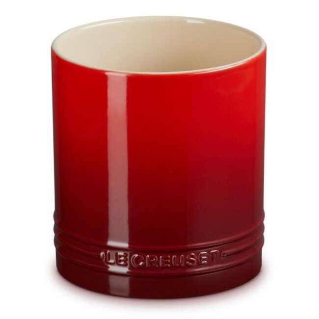 Le Creuset Spatelpot Signature Kersenrood – Duurzaam Aardewerk – 1,1 Liter – Opbergpot voor Keukengerei