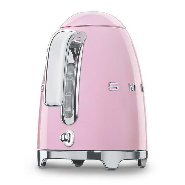 Smeg waterkoker KLF03PKEU roze 1.7 liter –jaren 50 retro design en krachtig vermogen voor stijlvol water koken