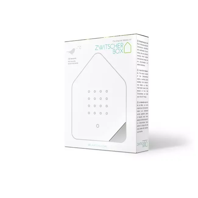 Relaxound Zwitscherbox Vogelhuisje Classic Grijs