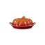 Le Creuset Halloween Pompoen Botervloot Vulkanisch Aardewerk Oranjerood Bewaren en Serveren