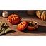 Le Creuset Halloween Pompoen Botervloot Vulkanisch Aardewerk Oranjerood Bewaren en Serveren