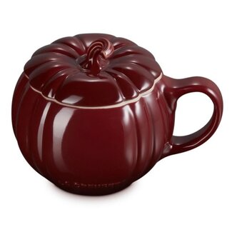 Le Creuset Halloween Pompoen Mok 400 ml Aardewerk Donker rood