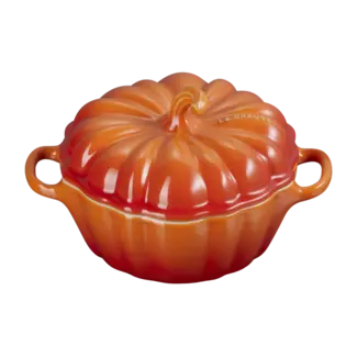 Le Creuset Halloween Pompoen Mini Braadpan 11 cm Oranjerood