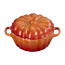 Le Creuset Halloween Pompoen Mini Braadpan 11 cm Oranjerood