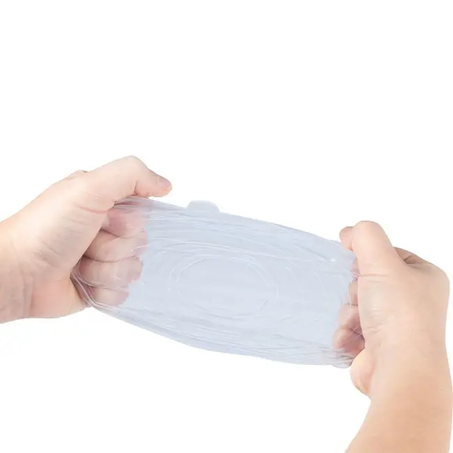 Westmark Herbruikbare Deksel Set 5 Stuks Siliconen BPA Vrij Geschikt voor Potten Blikken Schalen en Pannen