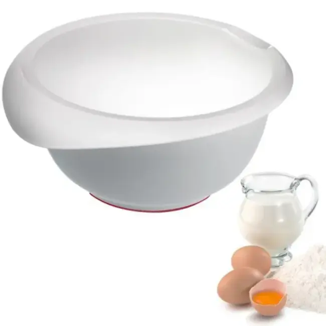 Westmark Mengkom Kunststof 3,5 l Met Schenktuit Antislip Bodem BPA-vrij Vaatwasserbestendig Made in Germany