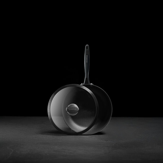 Scanpan Hapjespan - Pro SB+ Induction - 2.4L - 28cm - Stratanium+ Anti-aanbaklaag - Met glazen deksel - 10 jaar garantie