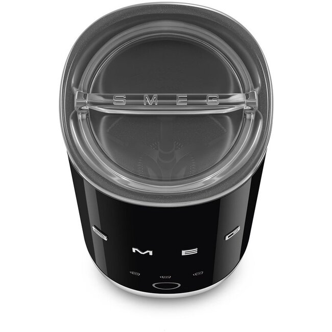 Smeg Melkopschuimer Zwart MFF02BLEU 120ml - Keramische anti-aanbaklaag - Drie functies