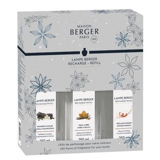 Lampe Berger Triopack Rosalie Noel 3x250ml