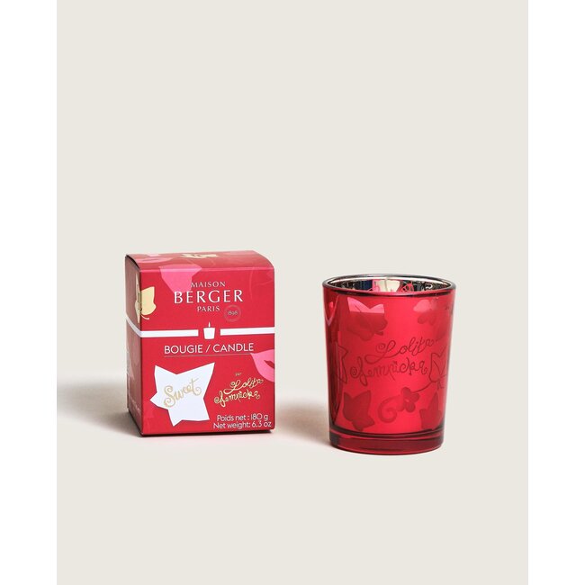Maison Berger Geurkaars Lolita Lempicka Sweet Rode Kaars - (+/-) 40uur -  Zoete Kers Muskus Gourmand