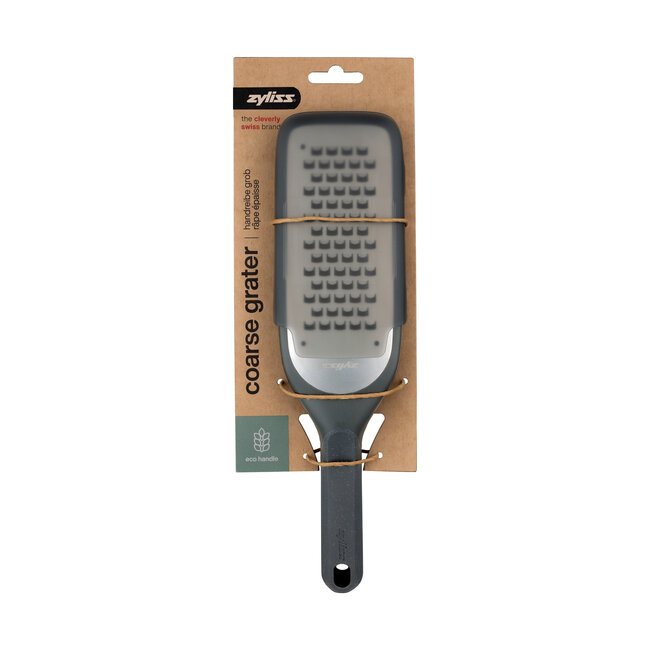 Zyliss Robuuste Grofrasp van Roestvrij Staal voor Kaas, Groenten & Chocolade, Ergonomische Handgreep, Antislip, Veilig & Duurzaam