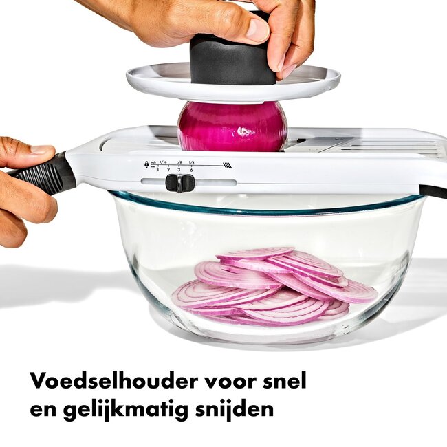 OXO Handmandoline Good Grips met restenhouder - 5 Standen