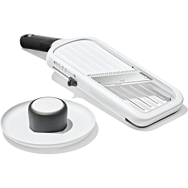 OXO Good Grips Handmandoline – Met Restenhouder – Instelbaar 5-standen