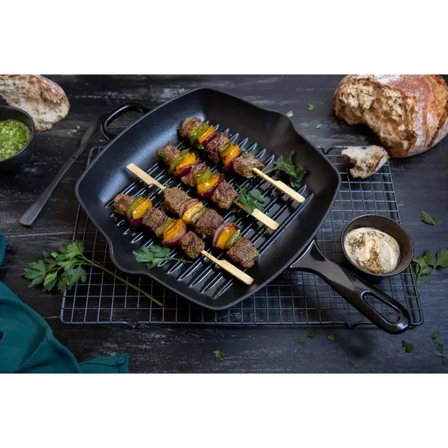 BK Grillpan Bourgogne Chili Red 26cm - Gietijzer