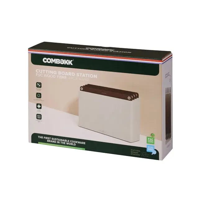 Combekk Snijplanken set Sand/Brown Vezelhout