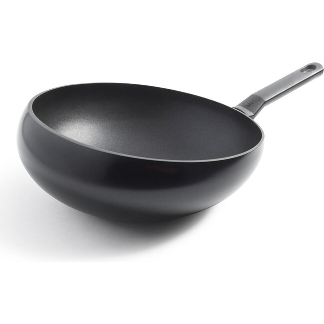 BK Wokpan Keramisch Easy Induction 30 cm – Aluminium met stalen bodem, geschikt voor alle warmtebronnen inclusief inductie en ovenbestendig tot 160°C