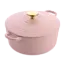 BK Bourgogne Gietijzeren Braadpan – 24 cm – 4.2 liter - Blush Pink (Geëmailleerd) - Ovenbestendig tot 230°C