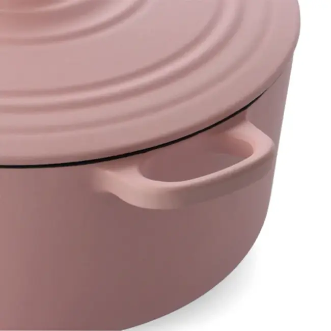 BK Bourgogne Gietijzeren Braadpan – 28 cm (Blush Pink)