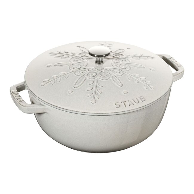 Staub Braadpan Snowflake White Truffle 24 cm