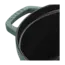 Staub Braadpan Eucalyptus 28 cm Gietijzeren Cocotte, Groene Pan met Deksel en Aroma Regenstructuur voor Malse Gerechten