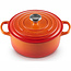 Le Creuset Braadpan Signature Oranjerood 20cm, gietijzeren klassieker voor stoofpotten en ovengerechten
