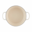 Le Creuset Braadpan Signature Meringue 20 cm, gietijzer met geëmailleerde binnenlaag,