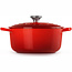 Le Creuset Braadpan Signature Kersenrood 20cm, gietijzer met emaillelaag geschikt voor alle warmtebronnen