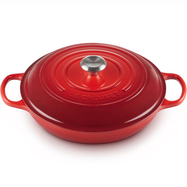 Le Creuset Braadpan Campagnard Signature Kersenrood 30 cm