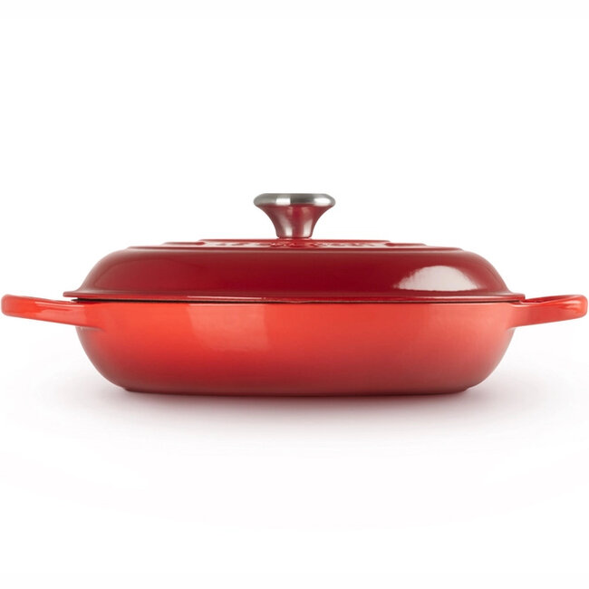 Le Creuset Braadpan Campagnard Signature Kersenrood 30 cm