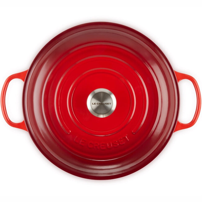 Le Creuset Braadpan Campagnard Signature Kersenrood 30 cm
