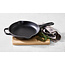 Le Creuset Skillet Signature Mat Zwart 30cm, gietijzeren koekenpan voor alle warmtebronnen