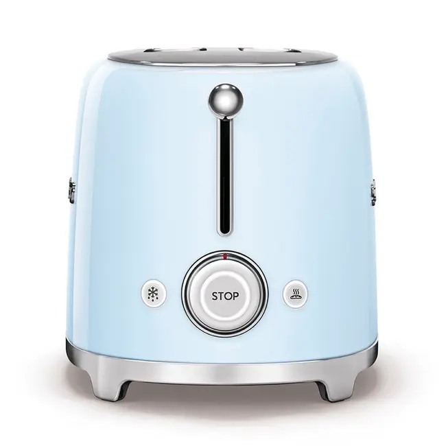 Smeg Broodrooster 2x2 TSF01PBEU PastelBlauw