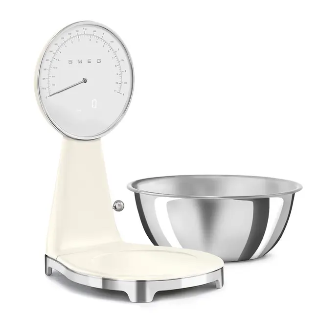 Smeg Keukenweegschaal KSF01CRWW Crème - tot 5 kg - jaren 50s Style