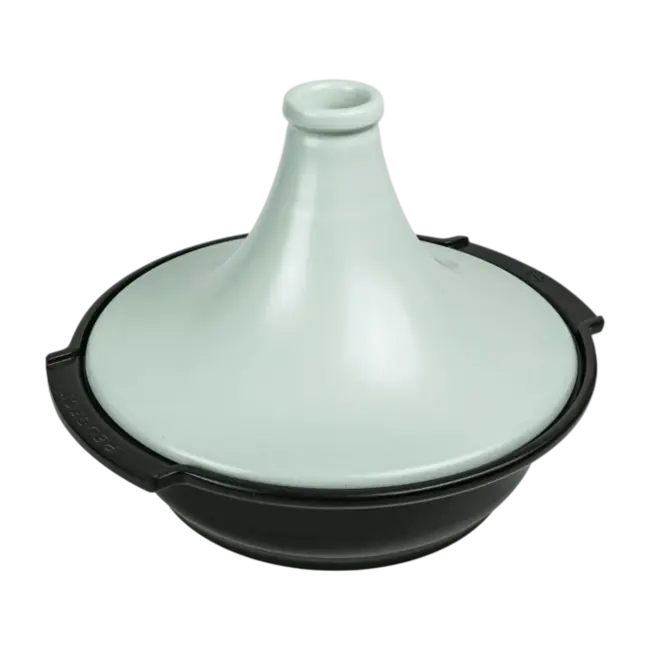 Peugeot Tajine Atlas Saliegroen 30cm - 6 tot 8 personen - keramische deksel - Schaal 100% gerecycled aluminium