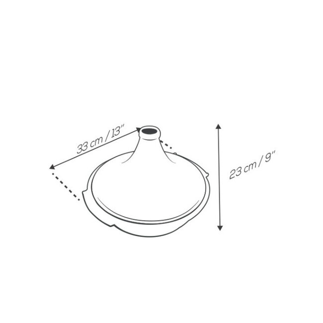 Peugeot Tajine Atlas Saliegroen 30cm - 6 tot 8 personen - keramische deksel - Schaal 100% gerecycled aluminium