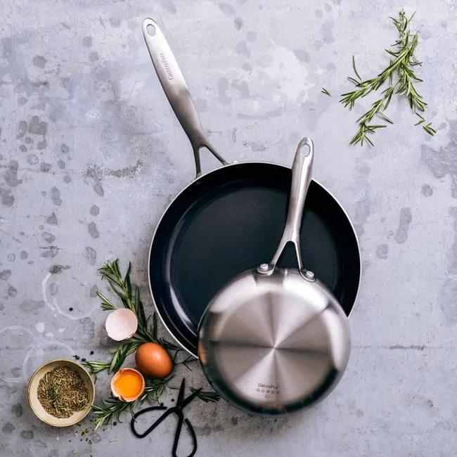 Greenpan Geneva Koekenpannen Set 20 cm en 28 cm Keramisch Antiaanbak – Gezond Koken met Stijl