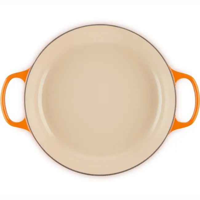 Le Creuset Signature Gietijzeren Campagnard Braadpan 30 cm Oranjerood – Lage Stoofpan
