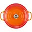 Le Creuset Signature Gietijzeren Campagnard Braadpan 30 cm Oranjerood – Lage Stoofpan