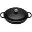 Le Creuset Braadpan Campagnard Signature Mat Zwart  - 3.5 Liter - 30 cm
