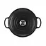 Le Creuset Braadpan Campagnard Signature Mat Zwart  - 3.5 Liter - 30 cm