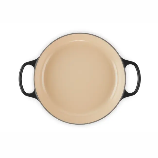 Le Creuset Braadpan Campagnard Signature Mat Zwart  - 3.5 Liter - 30 cm