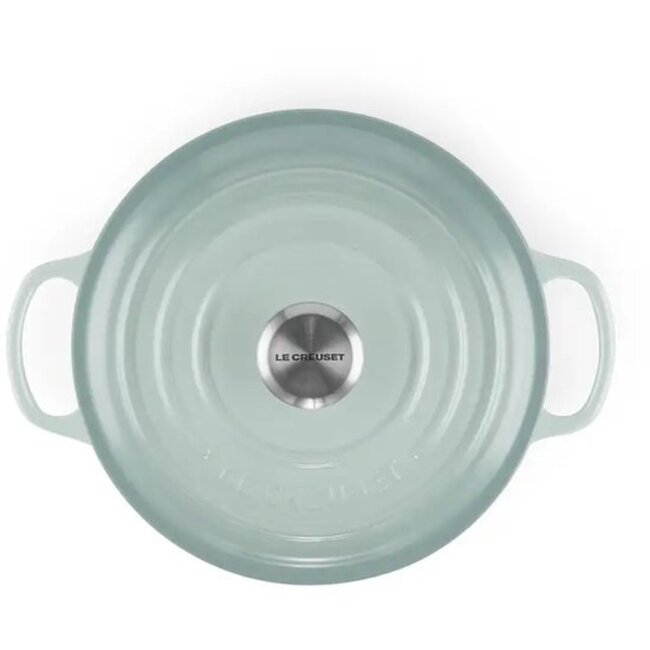 Le Creuset Braadpan Signature – Sea Salt – Ø 24 cm – Geëmailleerd Gietijzer