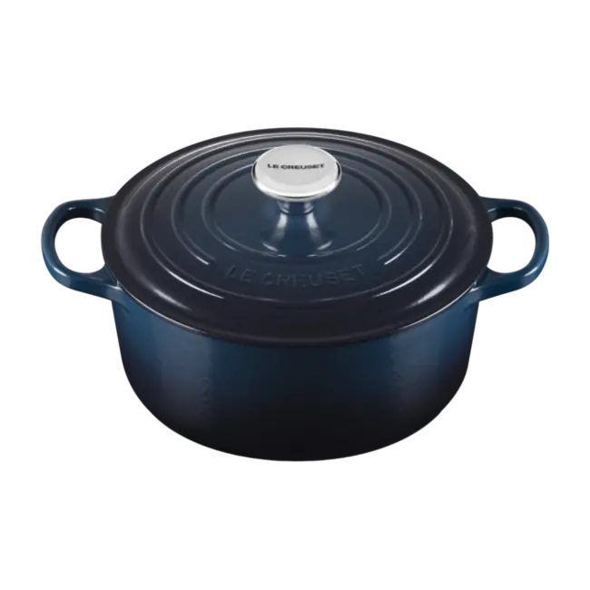 Le Creuset Braadpan Signature – Nuit – Ø 24 cm – Geëmailleerd Gietijzer